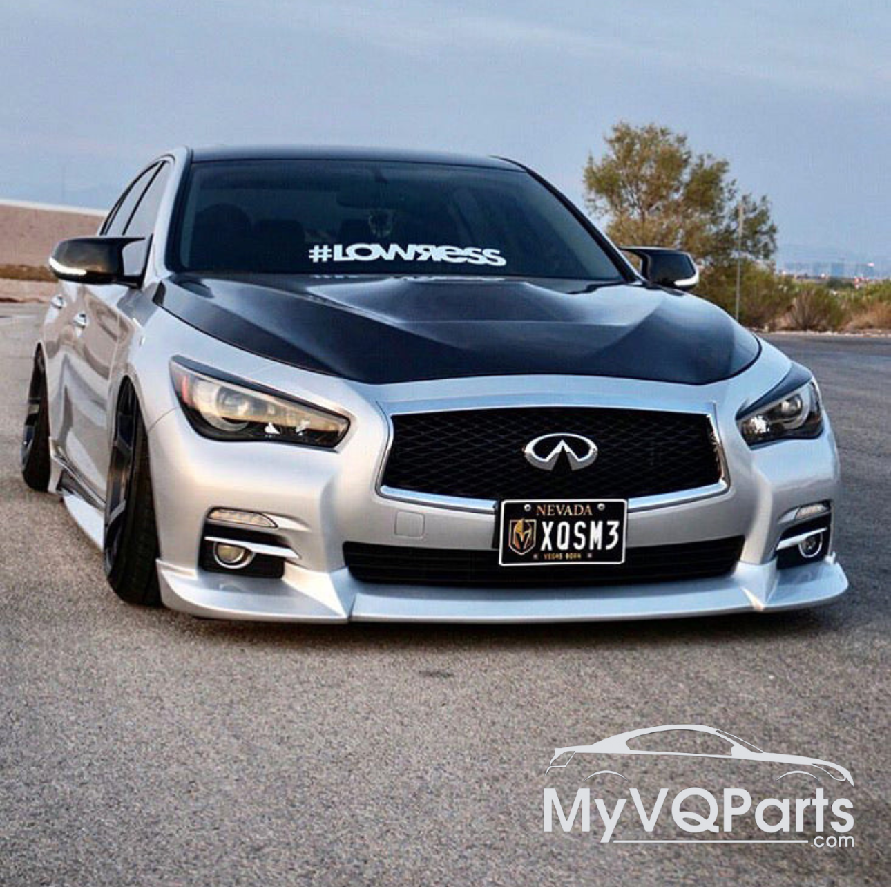 MyVQParts GTS Style Carbon Fiber Hood for Q50