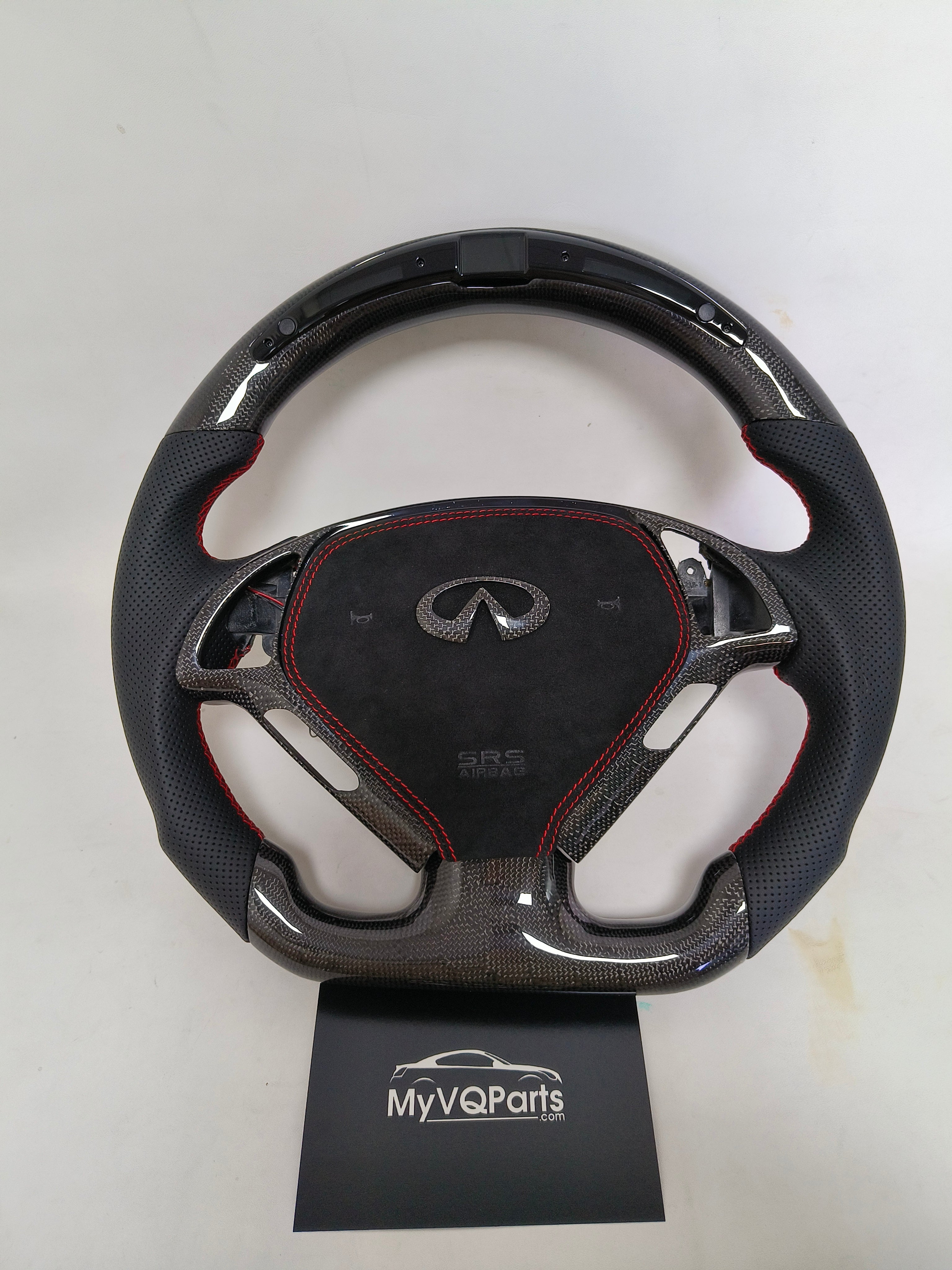 MyVQParts Premium G37 LED Carbon Fiber Steering wheel