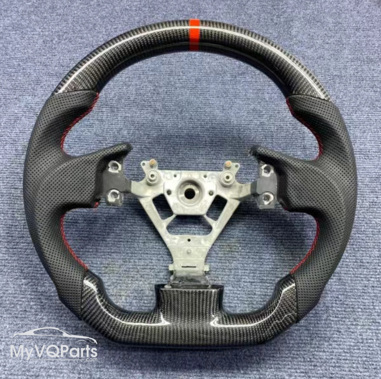 MyVQParts Premium Custom Carbon Fiber Steering Wheel for 350z