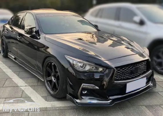 MyVQParts Full Carbon Fiber GTR Style Hood for Infiniti Q50