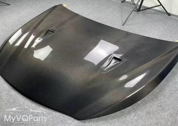 MyVQParts Full Carbon Fiber GTR Style Hood for Infiniti Q50