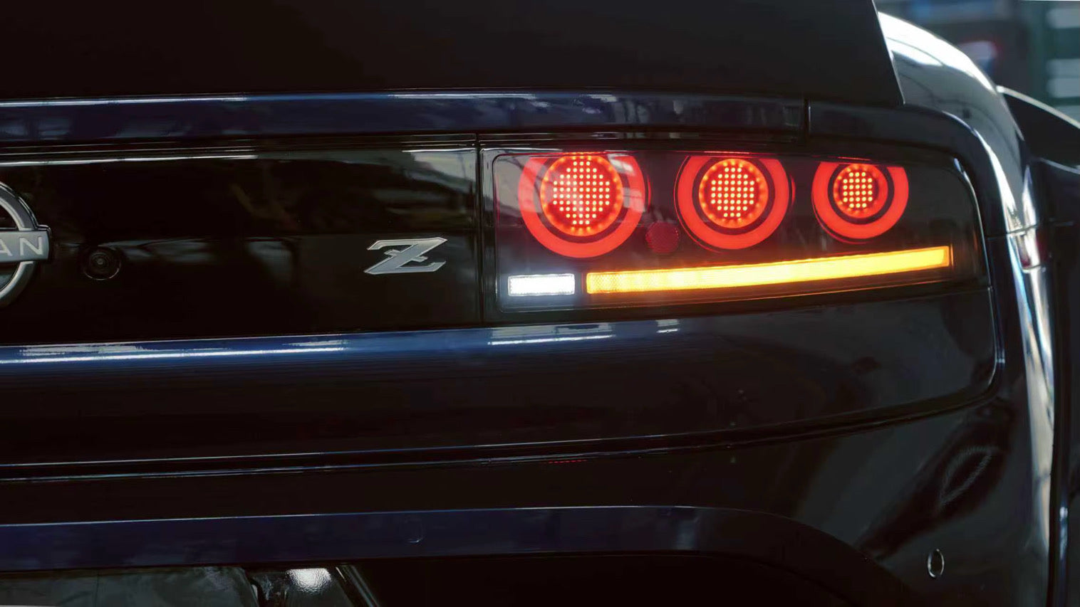 Nissan Z RZ34 Triple Halo RGB Tail Lights – Smoked Lens (