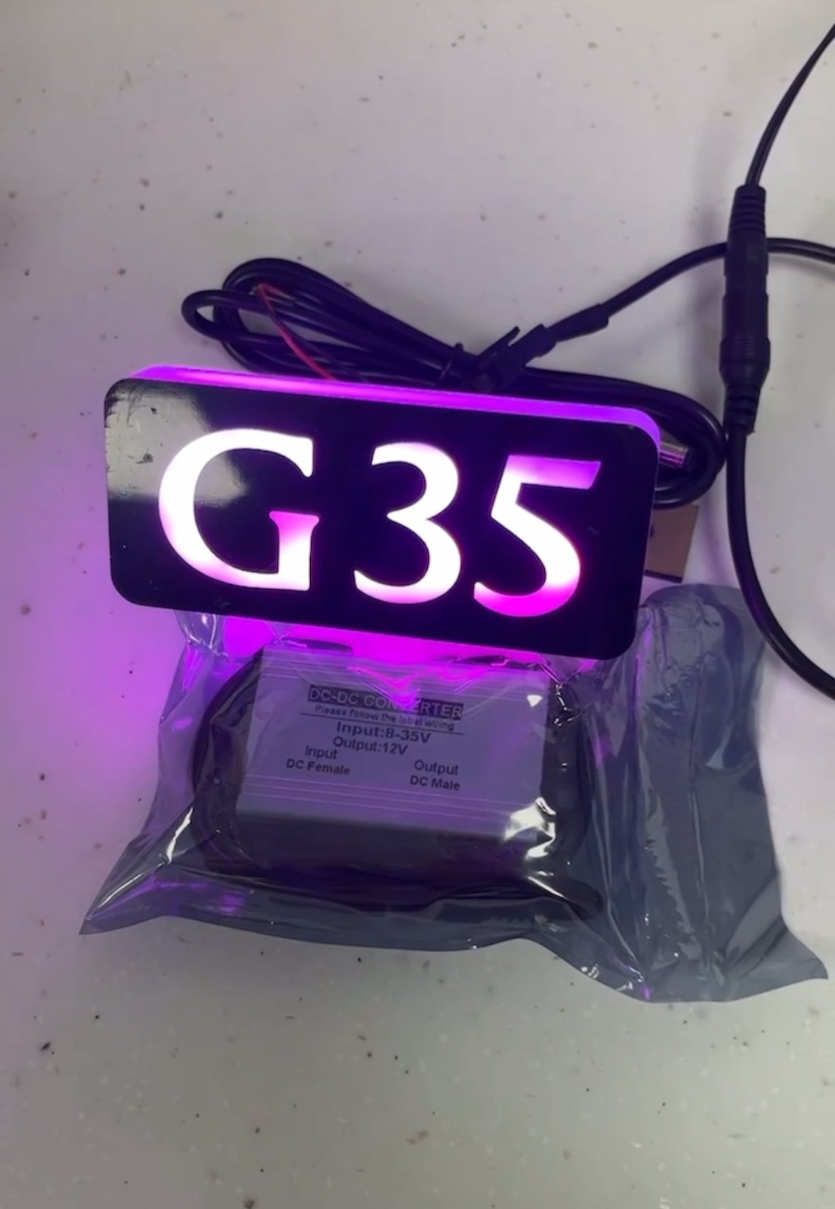 Custom LED RGB Car Emblem Badge Light – Q50, Q60, G35, G37, 370Z - photo 7 - MyVQParts