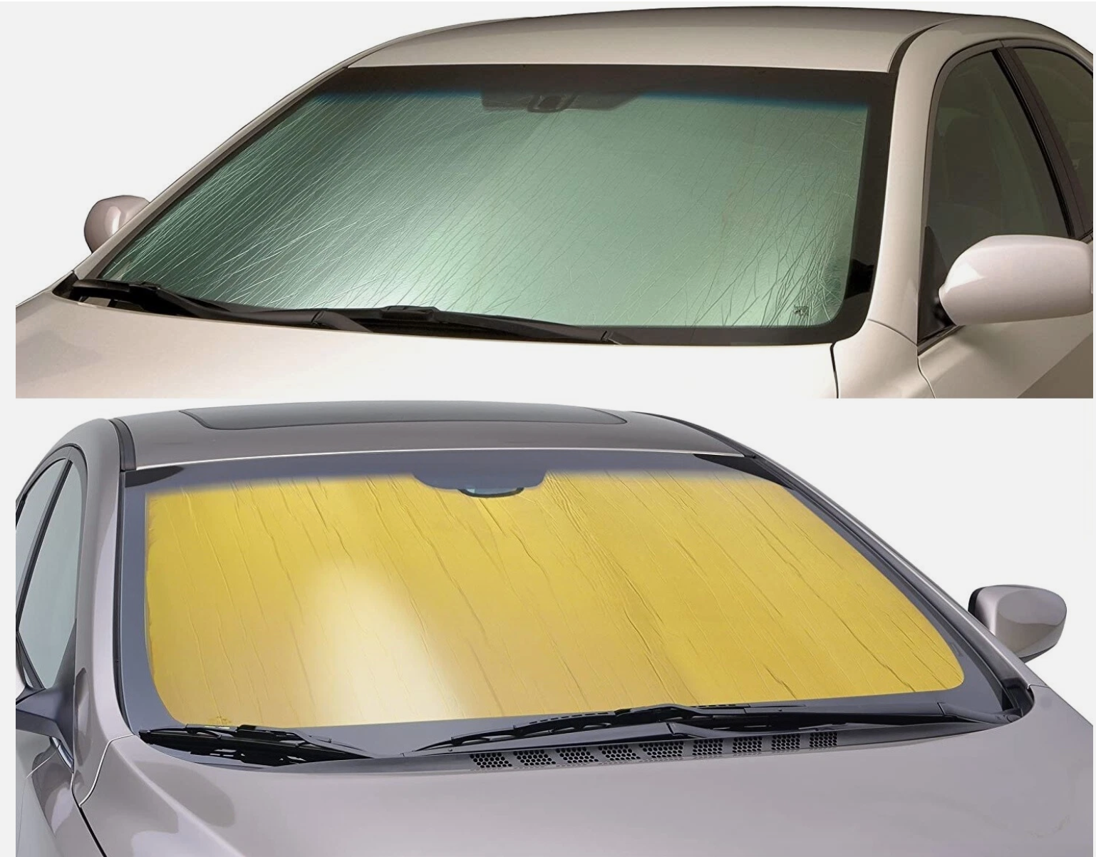 Gold Sun Shade Heat Shield for Infiniti G35 sedan 2003-2006