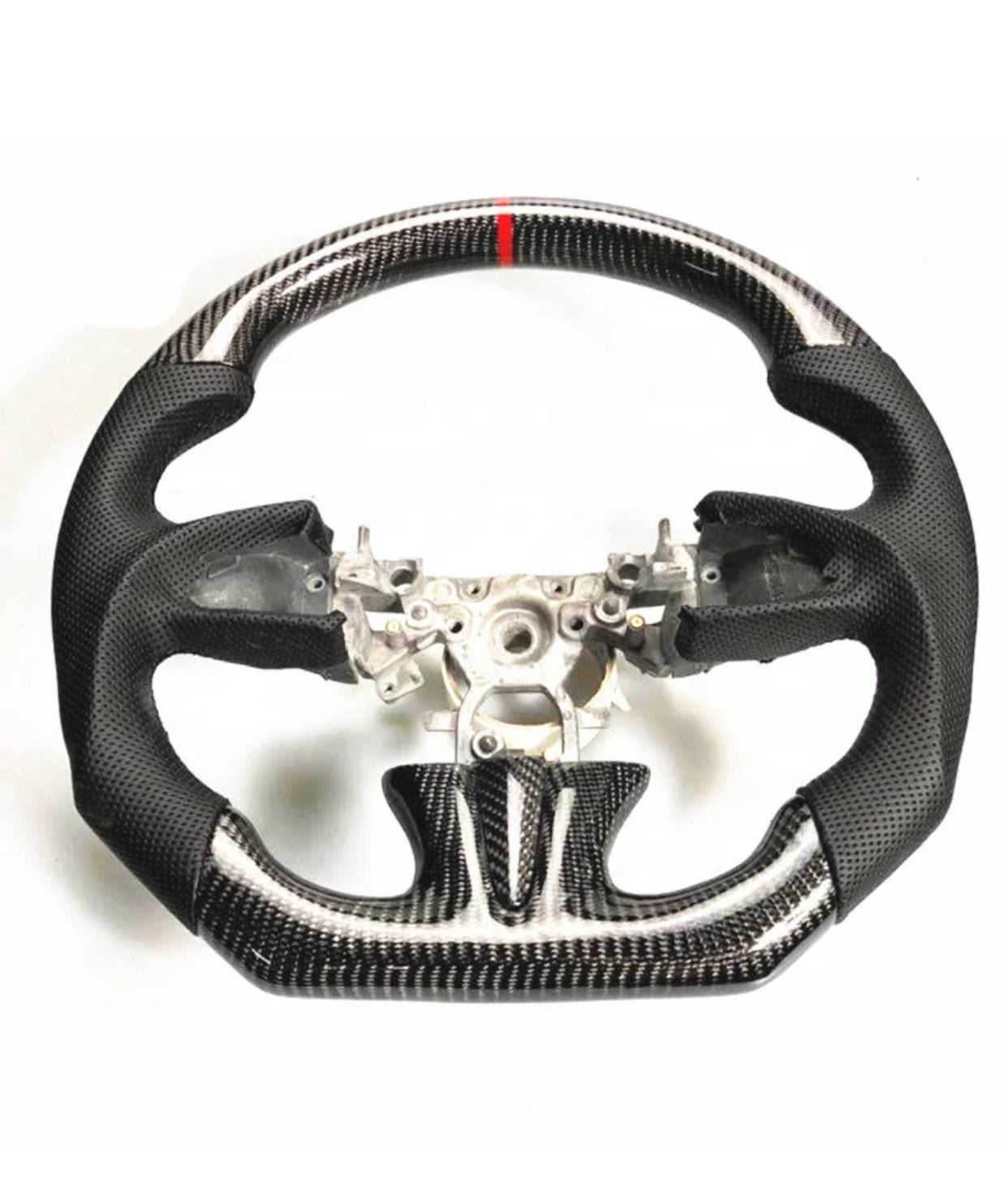 Q50 Premium Flat Bottom Carbon Fiber Steering Wheel 2014-2017