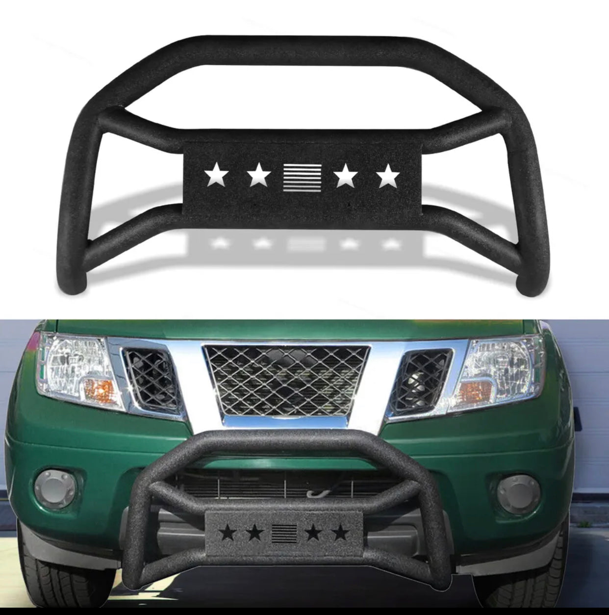 Steel Bull Bar Bumper Grille Guard Fits 2005-2021 Nissan Frontier Guard Protector