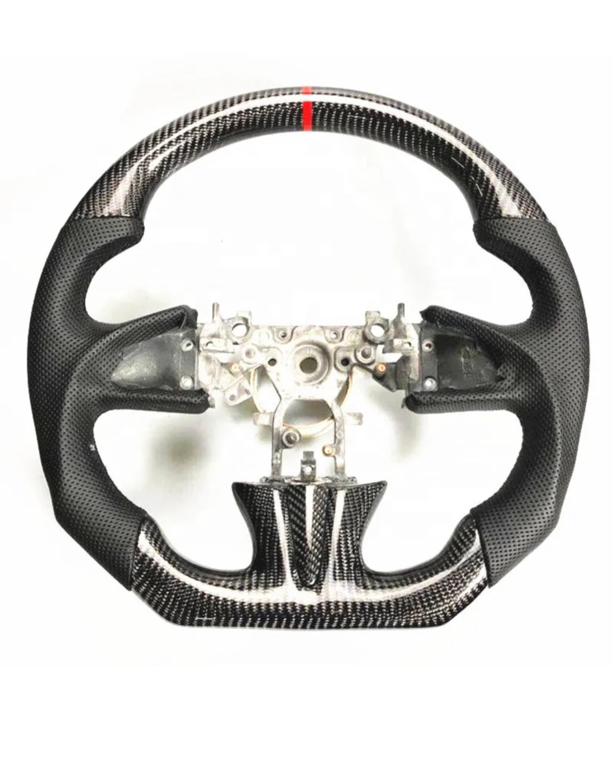 Q50 Premium Flat Bottom Carbon Fiber Steering Wheel 2014-2017