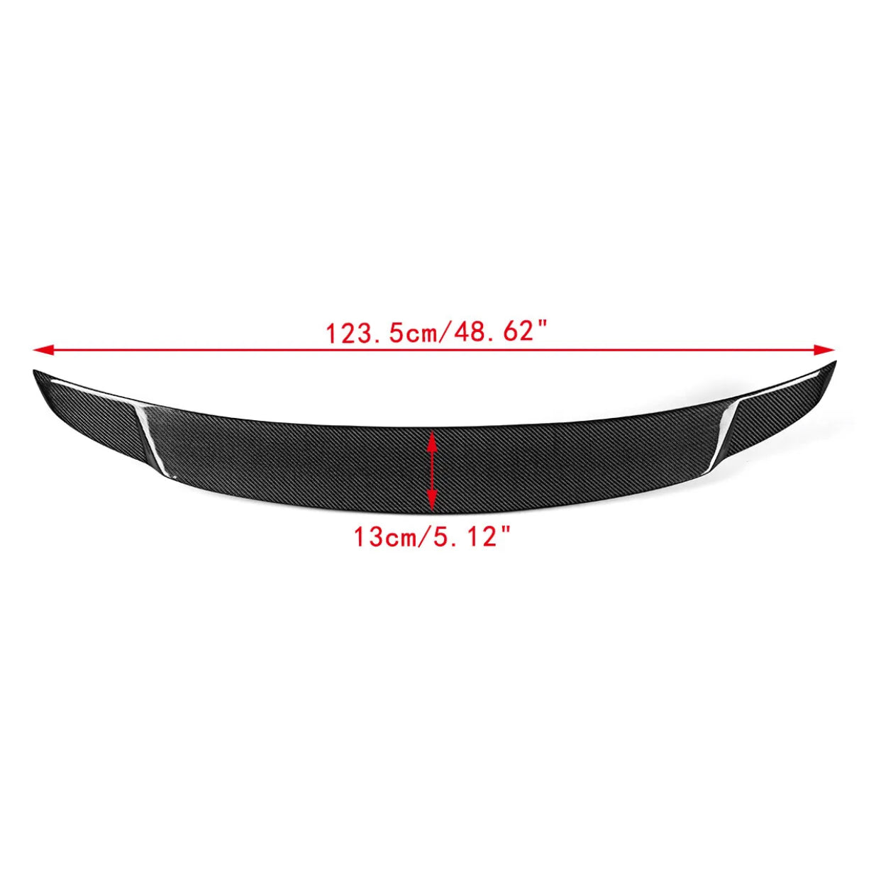 Real Carbon Fiber Rear Trunk Spoiler Wing For Infiniti G37 G25 G35 Q40 Sedan 4DR