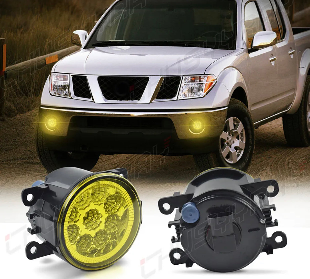 Yellow LED Front Bumper Fog Light Driving Lamp For Nissan Frontier/Xterra 2005-2019