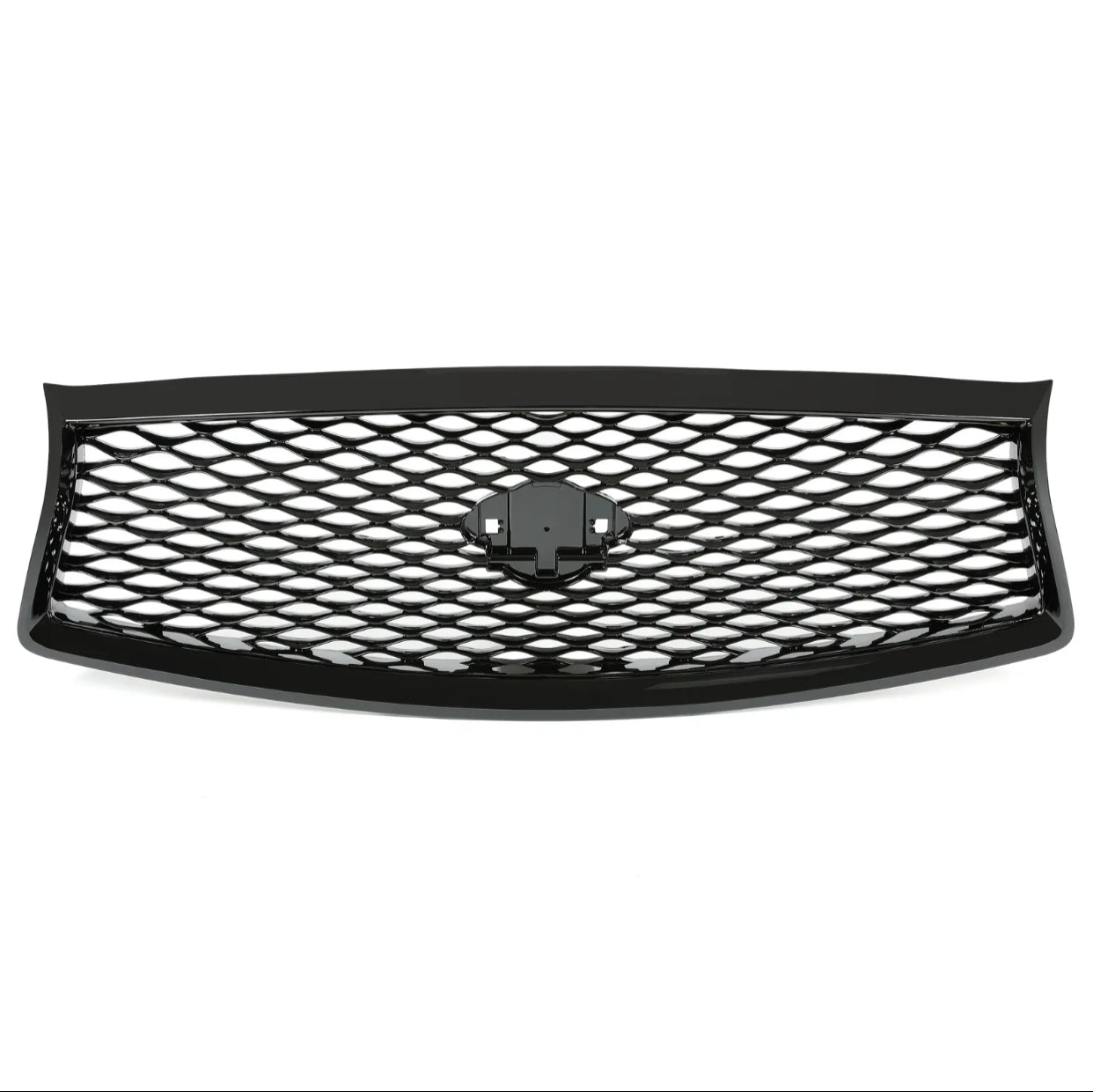 2014 2015 2016 2017 Infiniti Q50 Replacement Gloss Black Front Bumper Grille