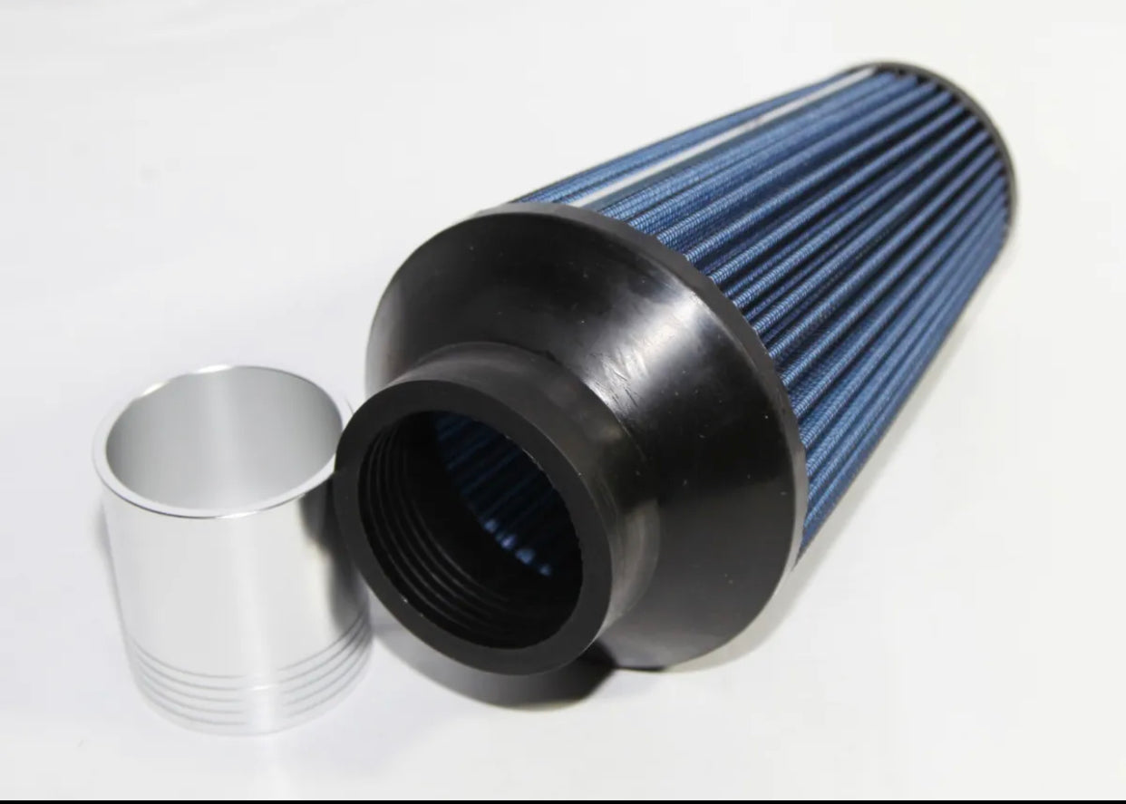 Dual Cold Air Black Intake Kit+Blue Air Filter for 09-20 370Z/09-13 G37  3.7L V6