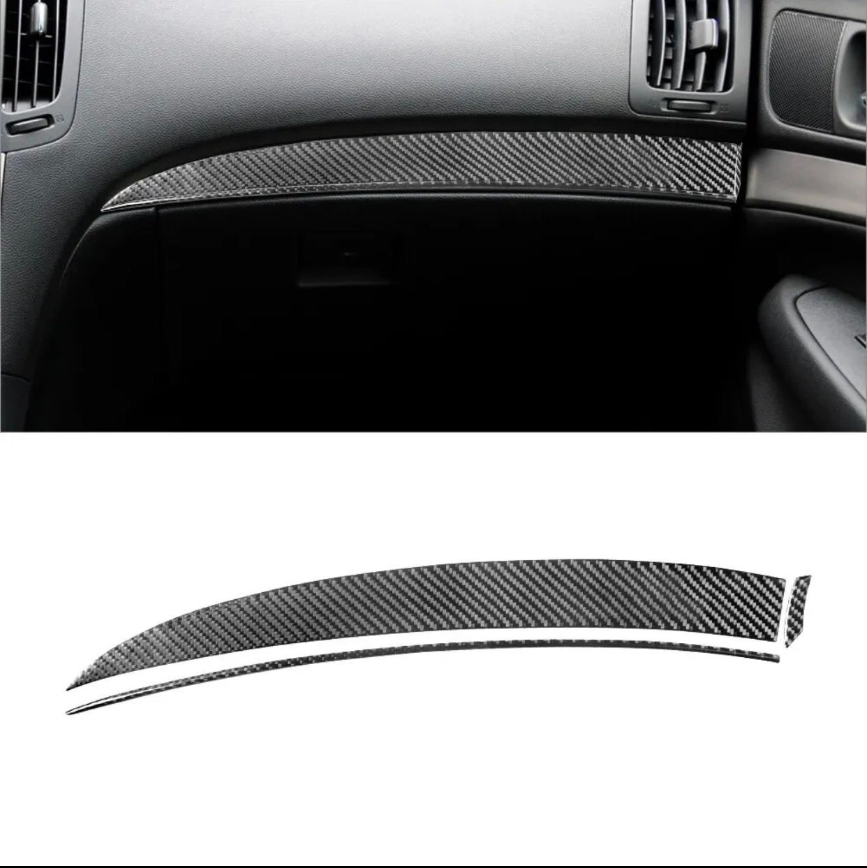 22Pcs Carbon Fiber Basic Full Interior Kit Cover Trim For Infiniti G37 Sedan 2010-2013