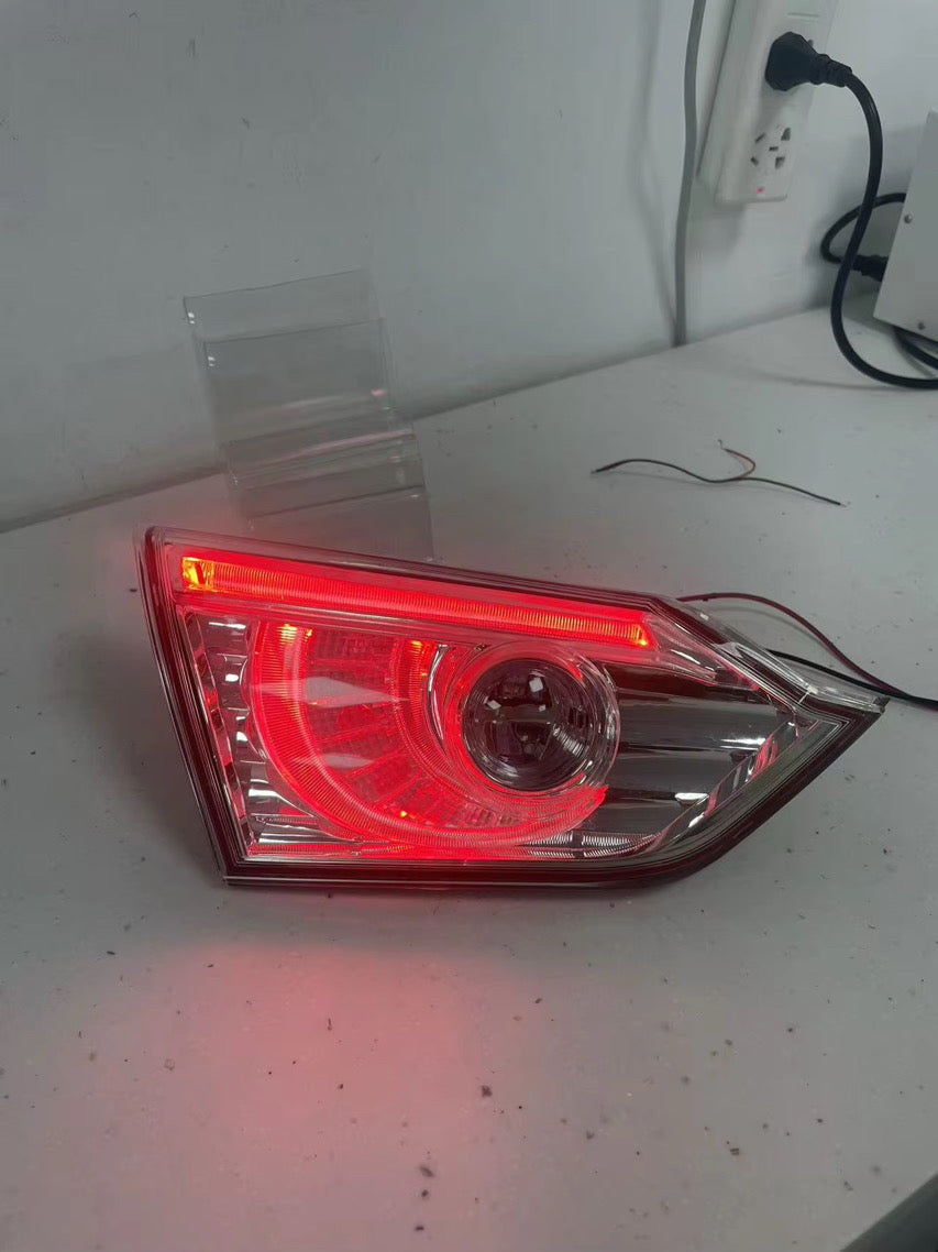 MyVQParts Infiniti Q50 Chrome Housing Clear Taillights (2014–2017)