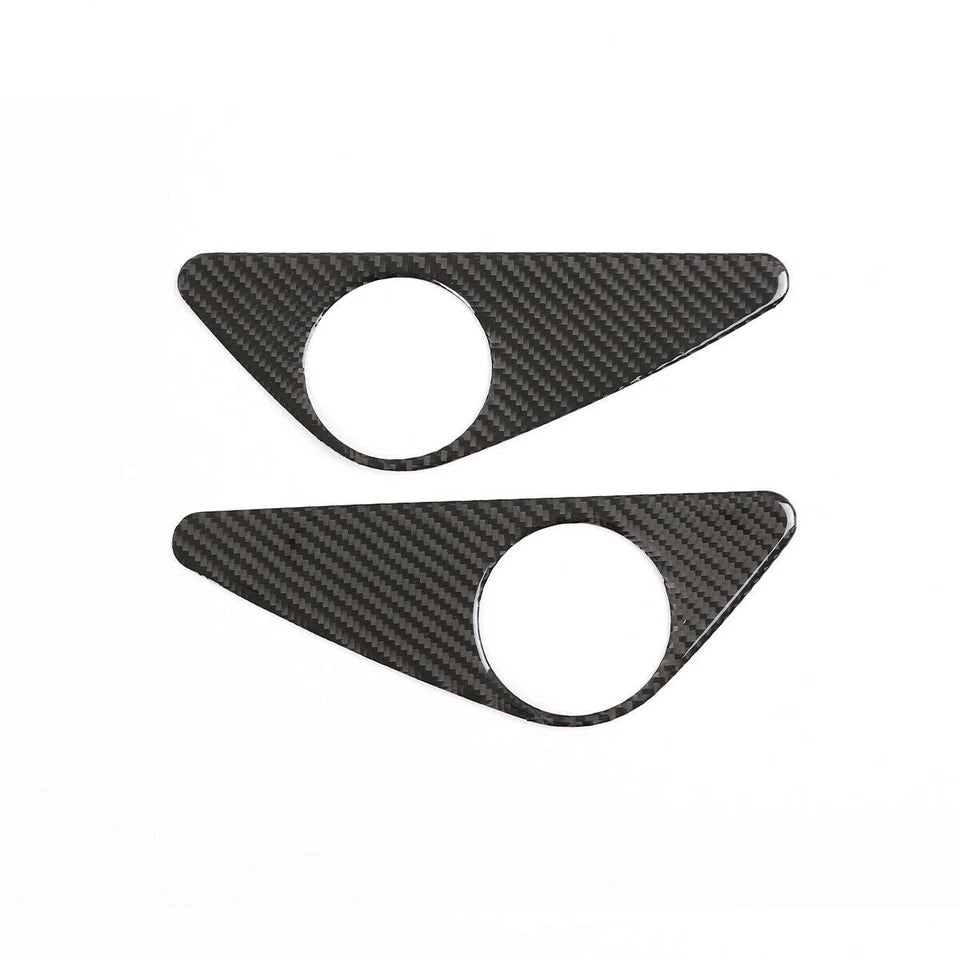 Carbon Fiber Seat Adjustment Switch Panel Cover Trim for Nissan GT‑R R35 2008–2016