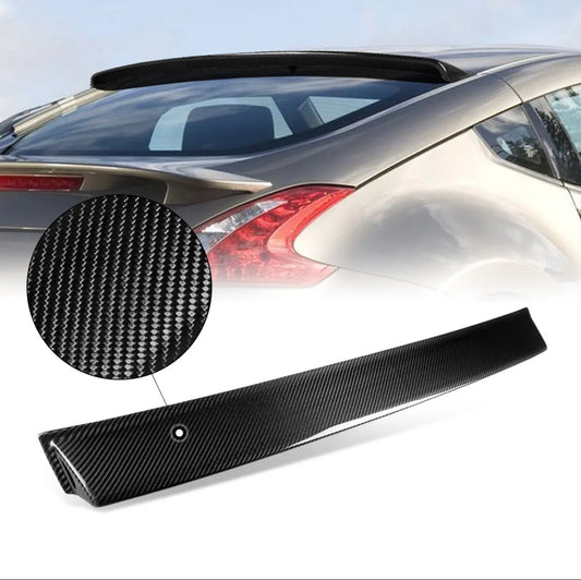 FOR 09-20 NISSAN 370Z COUPE REAL CARBON FIBER REAR WINDOW ROOF SPOILER WING
