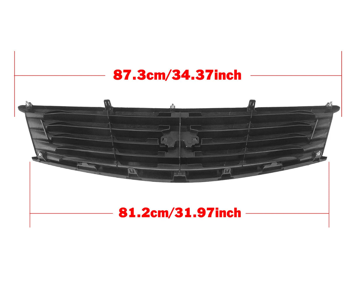 Front Grill Grille For Infiniti G37 2 Door Coupe 2008-2013 2011 2012 Gloss Black