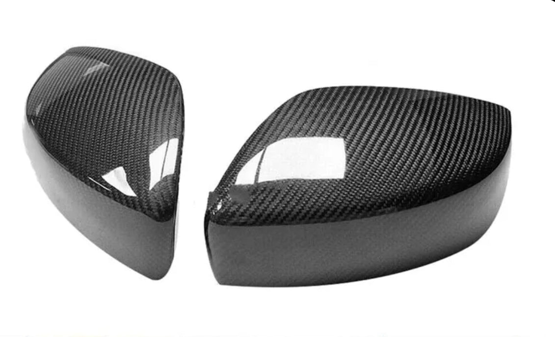REAL CARBON FIBER DIRECT ADD-ON MIRROR COVER FOR 09-15 INFINITI G25 G37 Q40 Q60